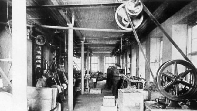 Gense cutlery and tableware production in 1885